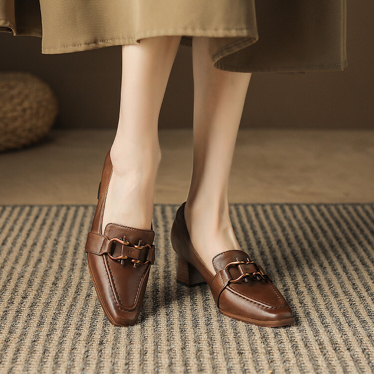 deep-mouth-flat-shoes-in-brown-and-caramel_2 Deep Mouth Flat Shoes in Brown and Caramel
