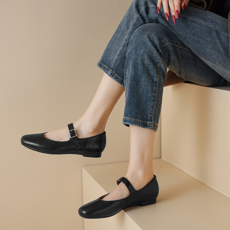 fashion-flat-shoes-low-heel-round-toe-womens-spring-2025_1 Fashion Flat Shoes Low Heel Round Toe Women's Spring 2025