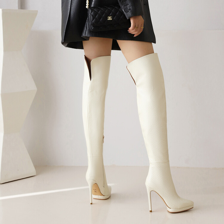 high-heel-square-toe-high-shaft-boots_3 High Heel Square Toe High Shaft Boots