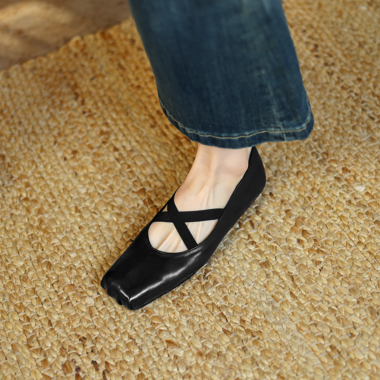 minimalist-square-toe-low-chunky-heel-flat-shoes-for-women_3 Minimalist Square Toe Low Chunky Heel Flat Shoes for Women